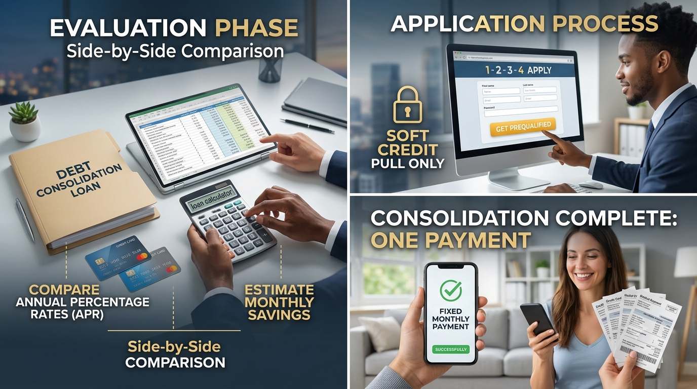 debt consolidation loan eligibility across credit score tiers and comparing unsecured personal loans with secured loans.